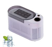 Mini Máquina Para Fabricar Hielo: Producción Rápida De 8 Cubitos En 10 A 15 Minutos, Silenciosa Y Compacta, Con Rejilla Para Hielo Desmontable Y Tapa Extraíble, Ideal Para El Hogar, L purple Home use