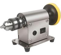 Mini máquina pulidora de banco, amoladora multifuncional de doble cabeza con rueda de pulido para joyas, metal, gemas, manualidades, pulido de precisión y trabajo de perforación
