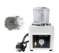 Mini máquina pulidora magnética para joyas y piezas de metal, tratamiento de óxido, pulido de superficies, elimina rebabas, ideal para piedras preciosas y molienda de joyas