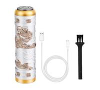 Mini maquinilla de afeitar eléctrica para hombres, afeitadora profesional de afeitado de dragón, recortadora de barba recargable, afeitadora eléctrica para papá, viajes, hogar, aseo personal, uso