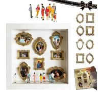 Mini Marco De Fotos DIY, Mini Vitrina Tipo Museo, Marco Expositor Tipo Caja De Sombra, Vitrina Personalizada Para Fotos, Regalos Para Él Y Ella, Día Del Padre Y Día De La Madre