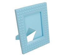 Mini Marcos de Fotos, Mini Marcos de Fotos Instantáneos Ligeros de 4,3x3,3 Pulgadas para el Hogar (Blue)