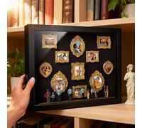 Mini Marcos De Fotos Museo Personalizado, Vintage Museo Miniatura, Nuestro Museo & 3D Figuras con LED, Marcos para Cuadros, Regalo Ideal para Parejas, Cumpleaños, Aniversario, San Valentín