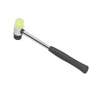 Mini Martillo Herramienta Manual de Nylon de Goma de Doble Cara con Mango Ergonómico Antideslizante para Joyería Artesanía Bricolaje Hogar Acero Caucho Plástico Nylon 260g 27.3cm
