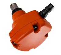 Mini martillo neumático con soporte magnético para clavos y arranque de gatillo, herramienta de aire compacta con una sola mano para tareas de carpintería y clavado, diseño ligero de mano en naranja