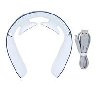 Mini masajeador de cuello, máquina de terapia de cuello de hombro pulsado holográfica inteligente de carga USB para el cuidado de la salud