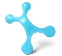 Mini Masajeador de Mano de Cuatro Puntos, Herramienta Manual de Masaje de Puntos Gatillo, Herramienta Portátil de Masaje de Cuerpo Completo Adecuado para la Cintura Cuello Pie Pierna Cabeza