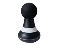 Mini masajeador para relajación muscular y fascia. Masajeador vibratorio doméstico. Instrumento de fascia ligero y práctico. Ideal para masajear todo el cuerpo.(Black)