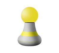 Mini masajeador para relajación muscular y fascia. Masajeador vibratorio doméstico. Instrumento de fascia ligero y práctico. Ideal para masajear todo el cuerpo.(Yellow)