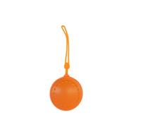 Mini masajeador portátil, masajeador multifuncional para articulaciones de mano, masaje facial, masajeador vibratorio para relajación y descompresión en la oficina.(Fluorescent Orange)