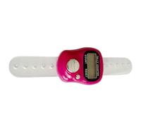 Mini Medidor De Dedos - Pantalla Digital Electrónica LCD, Seguimiento De Puntos De Tejido, Gancho De Tejer, Clicker De Canto De Mantra Cuentas De Oración, Registrador De Puntuación De Objetivos