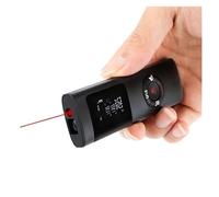 Mini medidor de Distancia láser 40M 60M Medida telémetro infrarrojo USB Recargable portátil Mano Cinta Precisión Flexibilidad Medición(JQ40 60M)