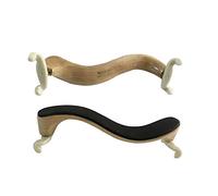 mini mentonera violin, Almohadilla for la barbilla de madera lacada transparente for practicar violín(1/4)