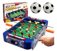 Mini mesa de futbolín para niños y adultos, juego de fútbol de 21 pulgadas, mesa familiar