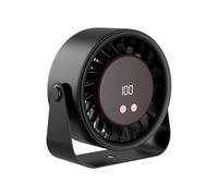 Mini mesa Fan, recargable Cooling Device, Lightweight Air Circulator with Battery, plegable Desk Appliance with Speed, Modern Room Design, Home Accessories for Bedroom Dorm Tent RV Study & Napping