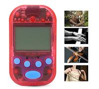Mini Metrónomo Digital, Beat Tap M50 Tempo Metrónomo Multifuncional Portátil Volumen Ajustable Clip en Instrumentos Musicales con Altavoz, con Batería. (Rojo)