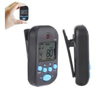 Mini metrónomo digital M50 con clip, contador de tempo portátil para guitarra, piano, batería y todos los instrumentos, conector para auriculares, pantalla LCD, función Tap