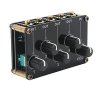 Mini Mezclador de Audio Estéreo, Mezclador de Audio de Metal Acrílico de Precisión para Computadora