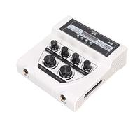 Mini Mezclador de Audio, Mezclador de Karaoke Estéreo con Función de Grabación MP3 BT, 2 Cables 2 Conexiones de Micrófono, Mezclador de Línea, Efectos de Reverberación Independientes(EU)