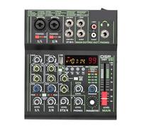 Mini Mezclador De Audio Portátil De 99 Efectos DSP, 4 Canales, Reproducción Y Grabación USB, Mezcla De Sonido Individual + 48V Phantom Power