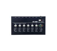 Mini mezclador de sonido DX600 6 canales con ruido ultrabajo, fuente alimentación DC5V, fácil operación