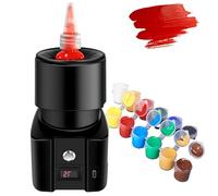 Mini mezclador de vórtice, agitador de pintura eléctrica con pantalla de alimentación digital, máquina de agitador de esmalte de uñas para botellas de pintura de 5-100 ml, para tatuaje pigmento