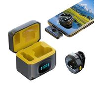 Mini micrófono - Mini micrófono con clip magnético para vlogging - Altavoz de duración de la batería de 12 horas para medios de comunicación Vlogging Cámara de video Canto Social Música Filmación en