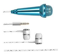 Mini micrófono para teléfono, micrófono portátil en miniatura, micrófono portátil, mini micrófono de grabación, micrófono con cable, adorable micrófono para teléfono, micrófono pequeño, tablet, mini