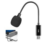 Mini micrófono USB para ordenador, micrófono de audio de alta resolución con patrón de captación unidireccional para portátiles y ordenadores