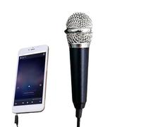 Mini micrófono Vlogging, aleación portátil, 2,28 x 0,71 x 0,39 pulgadas, diseño de herramienta de voz para auriculares, accesorios para el hogar para podcast streaming gaming, filming Travel Holiday