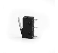 Mini microinterruptor de límite, NO NC, 3 pines, terminales PCB, SPDT, 5 A, 125 V, 250 V, 29 mm, palanca de arco de rodillo, acción rápida, microinterruptores de empuje, 20 unidades(KW12-16mm)