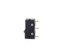 Mini microinterruptor de límite, NO NC, 3 pines, terminales PCB, SPDT, 5 A, 125 V, 250 V, 29 mm, palanca de arco de rodillo, acción rápida, microinterruptores, 20 unidades(Green-KW12)