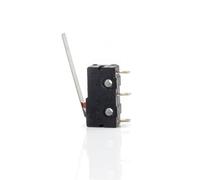 Mini microinterruptor de límite, NO NC, 3 pines, terminales PCB, SPDT, 5 A, 125 V, 250 V, 29 mm, palanca de arco de rodillo, acción rápida, microinterruptores, 20 unidades(Green-KW12-29mm)