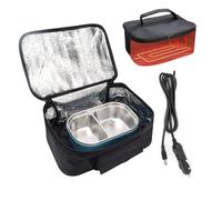 Mini Microondas Portátil Para Automóvil, Horno Eléctrico De 12 V, Calentamiento Rápido, Calentador De Alimentos Para Automóvil, Apagado Automático De Seguridad, Lonchera Eléctrica Con Calefacción, Par