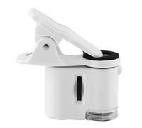 Mini microscopio con luz LED ultravioleta y aumento de 60 aumentos 9595 W for teléfono móvil