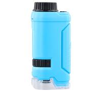 Mini Microscopio de Bolsillo para Niños, Microscopio Portátil de Mano 60x-120x con Luces LED para Estudiantes Observación Microbiológica