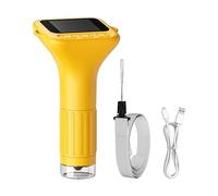 Mini microscopio digital - Microscopio portátil de aprendizaje de 6,69 pulgadas, dispositivo de ciencia portátil, pantalla IPS de 2 pulgadas, aumento de 1000 x 230 g con luz LED para descubrimientos