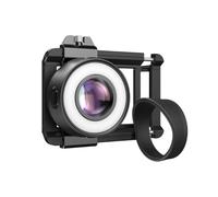 Mini microscopio para teléfono de 120X, lente de joyería con ocular, lupa de lupa para joyeros, para colocar microscopio, bolsillo portátil para cámara