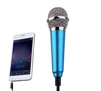 Mini Mikrofon - Smartphone | Handy Karaoke Mikrofon | Tragbares Kondensatormikrofon mit Kopfhörer für Singen Aufnahme K? Voice Chat Kompatibel mit BietetAndroid Laptop Rose Gold 1 Stück Set 1er Pack