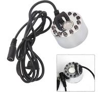 Mini Mist Maker Fogger 12 Led Ultrasonic Mist Maker Water Fountain Pond Fog Machine 24v Atomizer