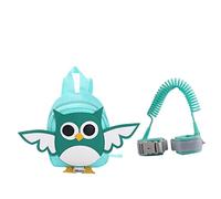 Mini Mochila Antipérdida para Niño Niña, Correa Muñeca, Búho | Nailon Resistente, 1 Juego con Cordón Desmontable, Uso en Ciudad y Compras, para Preescolares y Pequeños