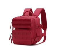 Mini mochila de 9L para hombres y mujeres, mochila pequeña para gimnasio, senderismo, viajes, deportes, correr, A04-rojo, S, Mini mochila táctica