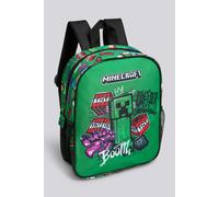 Mini Mochila Infantil Minecraft Negra talla T.U.
