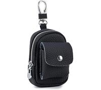 Mini Mochila Llavero de Cuero Genuino, Organizador de Cable de Datos, Llavero de Cuero sintético, Monedero de Viaje para Mujer