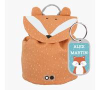 Mini mochila Mr. Fox Trixie personalizable
