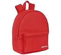 Mochila Casual SAFTA Basics Rojo, Day Pack Mini 32 cm.