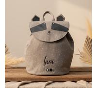 Mini-mochila Sr. Mapache – personalizable | Trixie – Con nombre