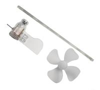 Mini- Modelo de experimento científico de turbina eólica para enseñanza, herramienta de aprendizaje de energía eólica giratoria de 360 grados con función de generador de energía eólica portátil, color