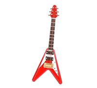 Mini modelo de instrumento musical Adornos De Guitarra En Forma De V Decoración En Miniatura Modelo De Instrumento Musical En Miniatura Regalo Para Amantes De La Música