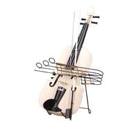 Mini Modelo de Instrumento Musical Adornos De Modelo De Violín Arte De Hierro Accesorios Creativos para Exhibiciones De Ventanas Decoraciones Adornos De Instrumentos Musicales(A)